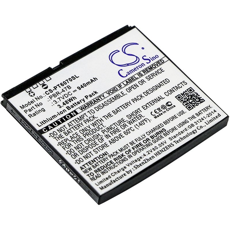 Li-ion Battery fits Pantech, p6070, vybe 3.7V, 940mAh Communications Cameron Sino Technology Limited (Suspended)
