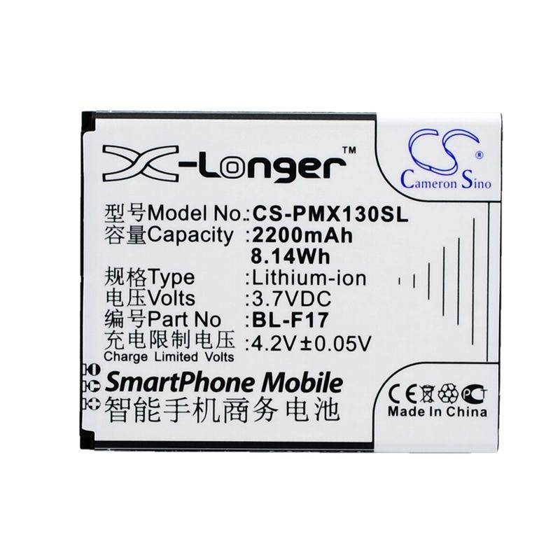 Li-ion Battery fits Phicomm, 2s, x130, x130v 3.7V, 2200mAh Mobile & SmartPhone Cameron Sino Technology Limited