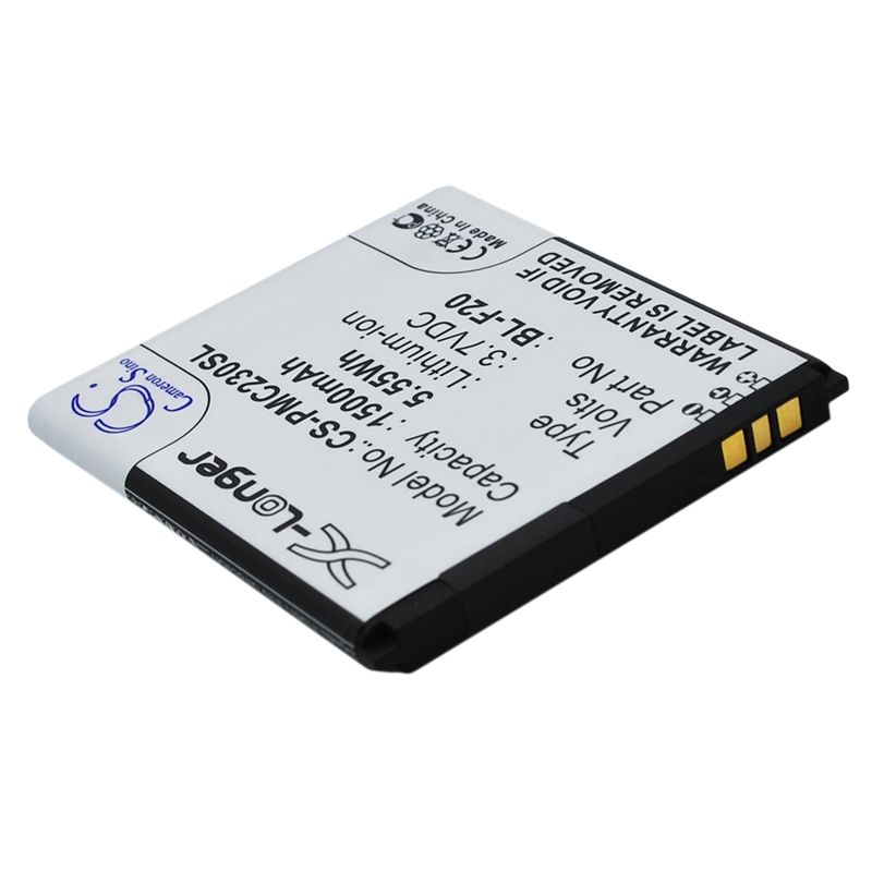 Li-ion Battery fits Phicomm, c230, c230v, c230w 3.7V, 1500mAh Communications Cameron Sino Technology Limited