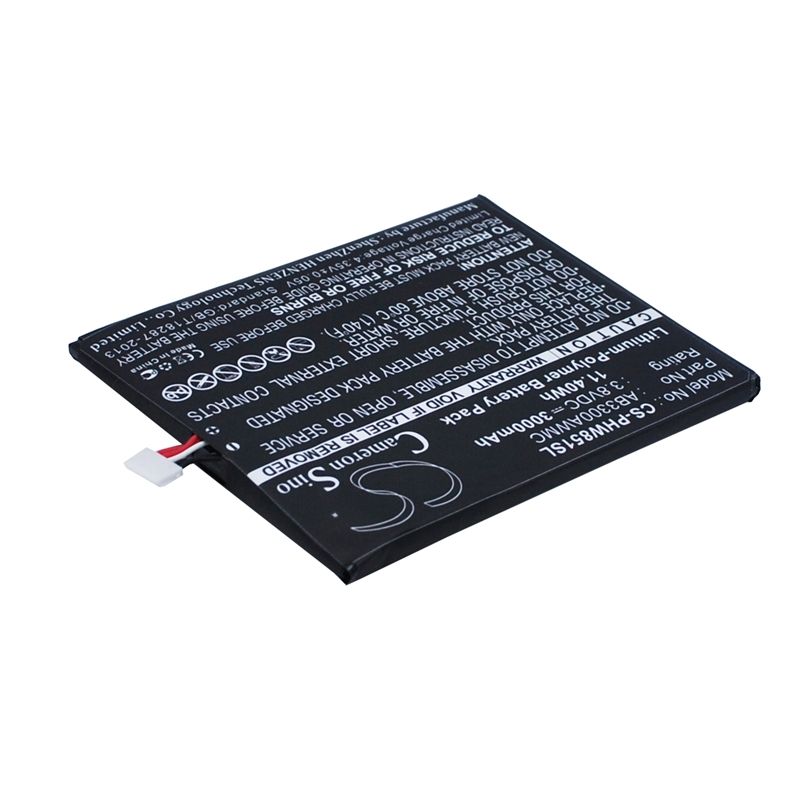 Li-Polymer Battery fits Philips, w8510, xenium w8510 3.8V, 3000mAh Mobile & SmartPhone Cameron Sino Technology Limited