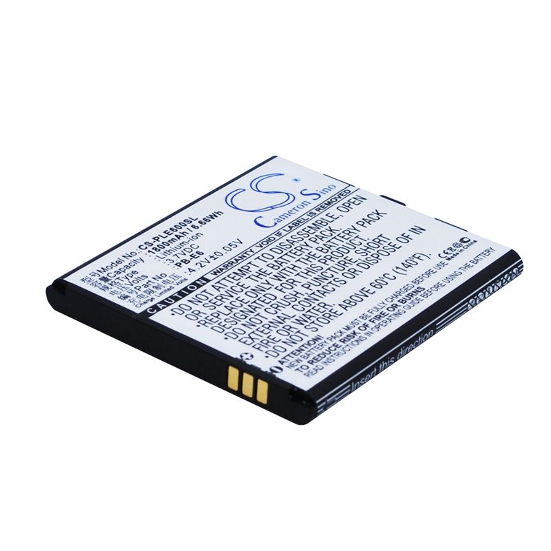 Li-ion Battery fits Pole, e6 3.7V, 1800mAh Communications Cameron Sino Technology Limited (Suspended)