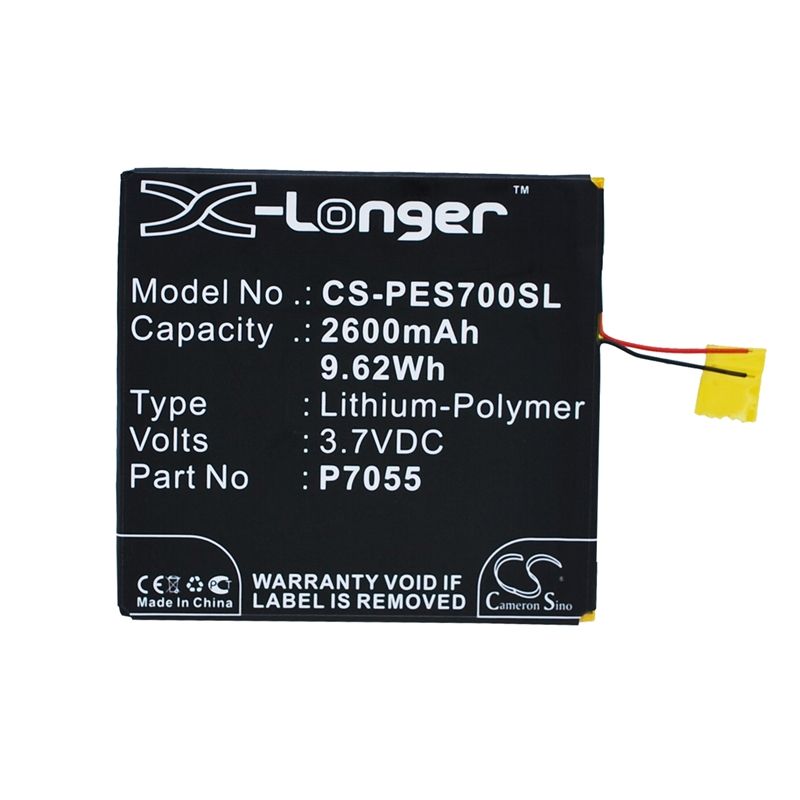 Li-Polymer Battery fits Posh, equal, s700a 3.7V, 2600mAh Mobile & SmartPhone Cameron Sino Technology Limited