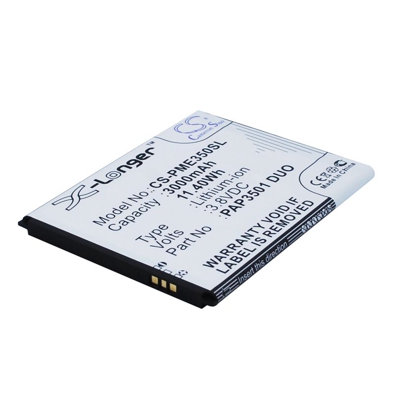 Li-ion Battery fits Prestigio, multiphone 3501 duo 3.8V, 3000mAh Communications Cameron Sino Technology Limited (Suspended)