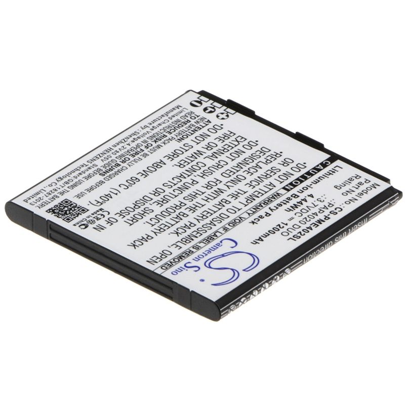 Li-ion Battery fits Prestigio, multiphone 4025 duo 3.7V, 1200mAh Communications Cameron Sino Technology Limited (Suspended)