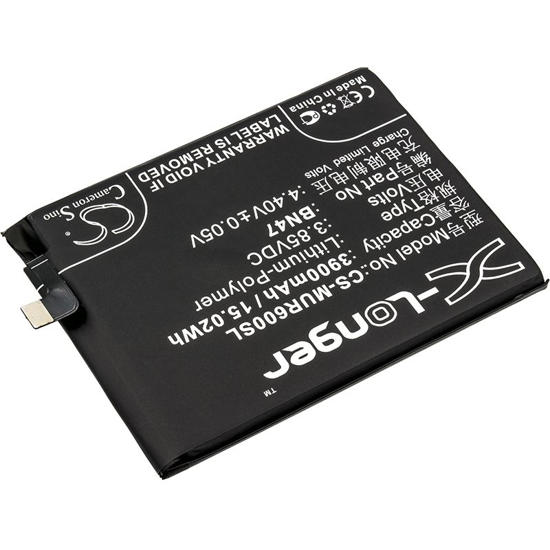 Li-Polymer Battery fits Redmi, 6 pro, 6 pro premium edition dual sim, 6 pro stardard edition dual sim 3.85V, 3900mAh Mobile & SmartPhone Cameron Sino Technology Limited