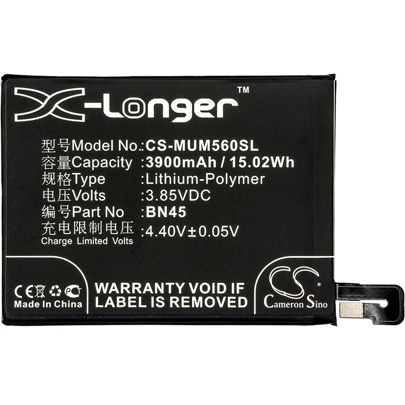 Li-polymer Battery Fits Redmi, M1803e7sc, M1803e7sg, M1803e7sh 3.85v, 3900mah Mobile & SmartPhone Cameron Sino Technology Limited