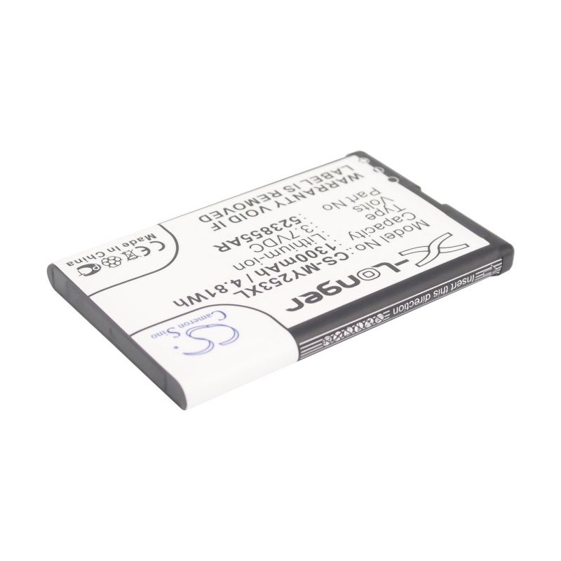 Li-ion Battery fits Sagem,253491226, alium 3.7V, 1300mAh Mobile & SmartPhone Cameron Sino Technology Limited