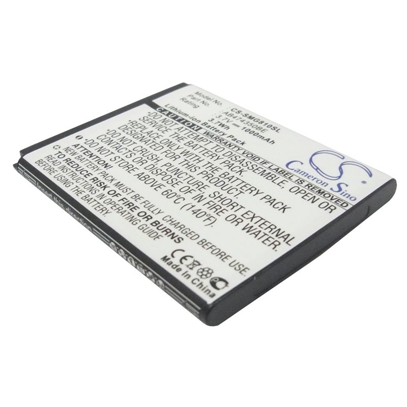 Li-ion Battery Fits Samsung, B5722 Duos, Bt-b7732, Galaxy 5 3.7v, 1000mah Mobile & SmartPhone Cameron Sino Technology Limited