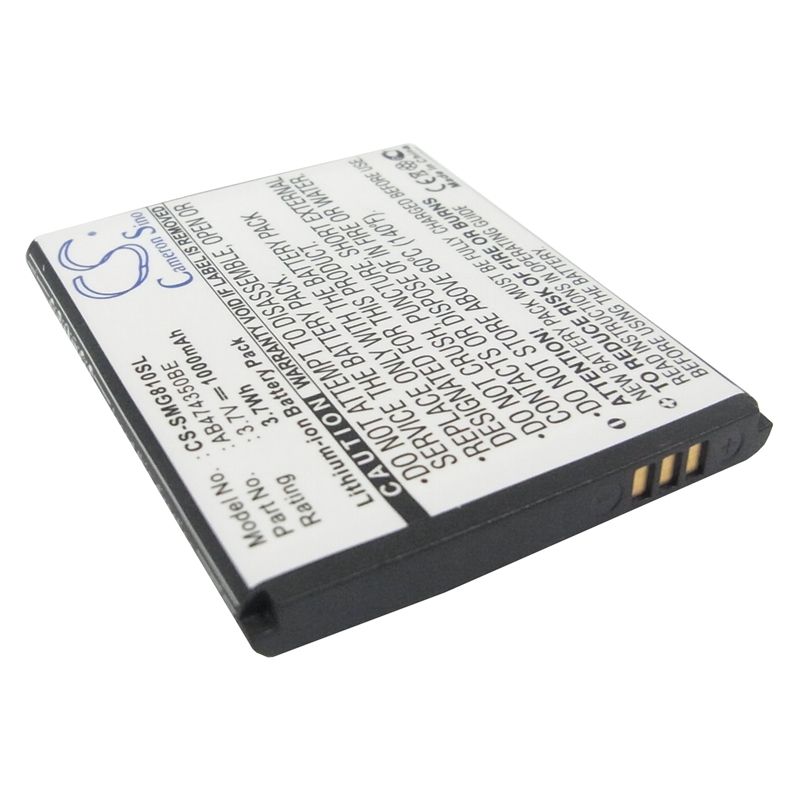 Li-ion Battery Fits Samsung, B5722 Duos, Bt-b7732, Galaxy 5 3.7v, 1000mah Mobile & SmartPhone Cameron Sino Technology Limited