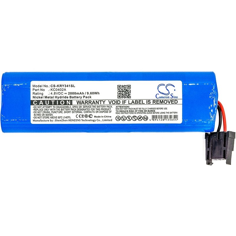 Ni-MH Battery fits Kinryo, Kc3411a, Kc3411b, Kc3412a 4.8V, 2000mAh Equipment & Survey & Test Cameron Sino Technology Limited