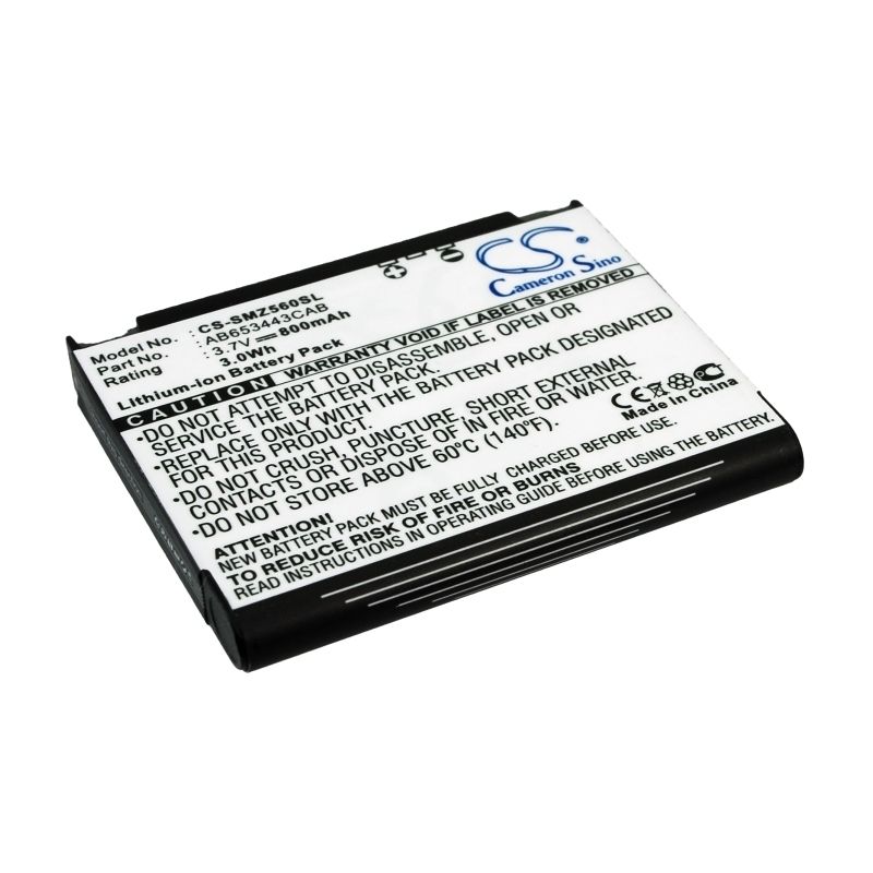 Li-ion Battery fits Samsung, behold sgh-t919, behold t919, eternity ii 3.7V, 800mAh Mobile & SmartPhone Cameron Sino Technology Limited