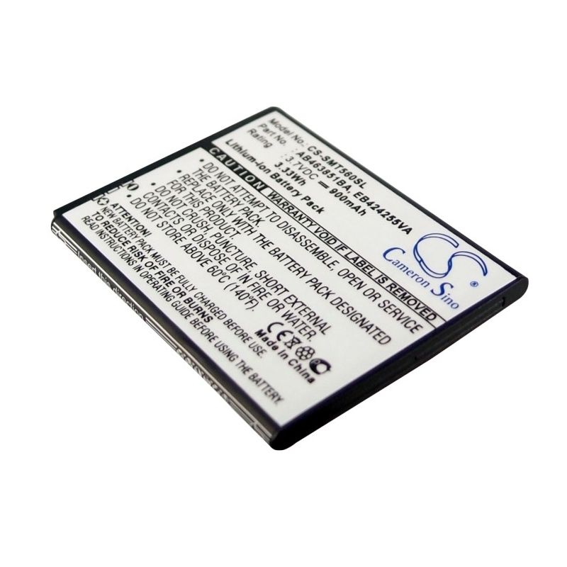 Li-ion Battery Fits Samsung, Ch, Character R640, Chat 335 3.7v, 900mah Mobile & SmartPhone Cameron Sino Technology Limited