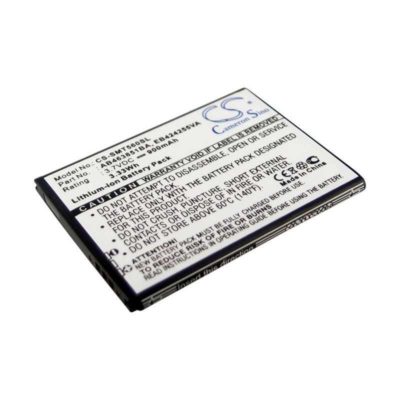 Li-ion Battery Fits Samsung, Ch, Character R640, Chat 335 3.7v, 900mah Mobile & SmartPhone Cameron Sino Technology Limited