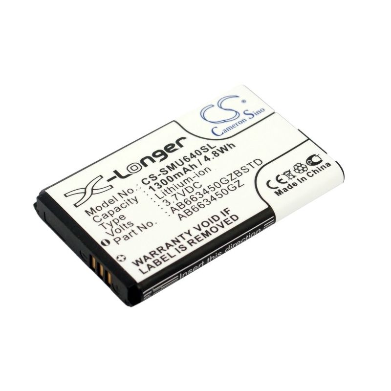 Li-ion Battery Fits Samsung, Convoy, Convoy 2, Convoy 3 3.7v, 1300mah Mobile & SmartPhone Cameron Sino Technology Limited