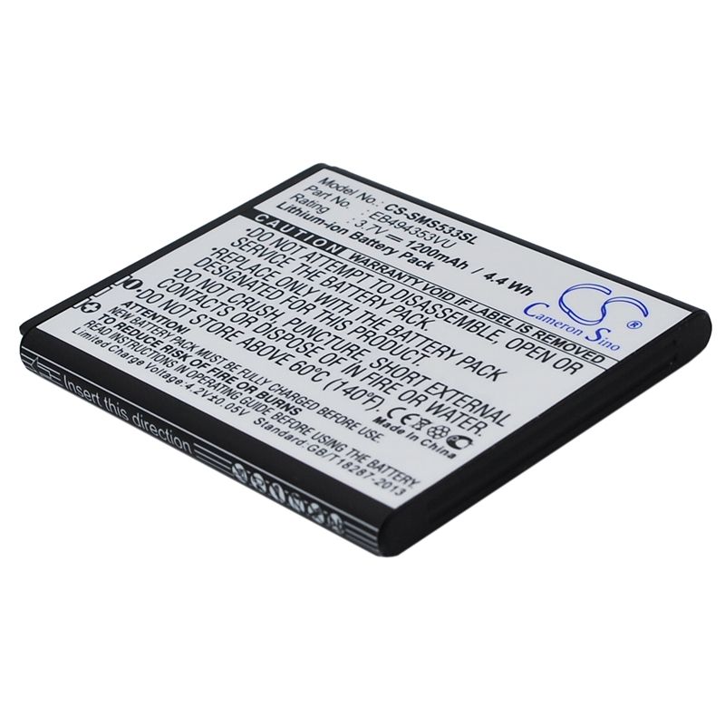 Li-ion Battery fits Samsung, dart, doubletime, galaxy 551 3.7V, 1200mAh Mobile & SmartPhone Cameron Sino Technology Limited