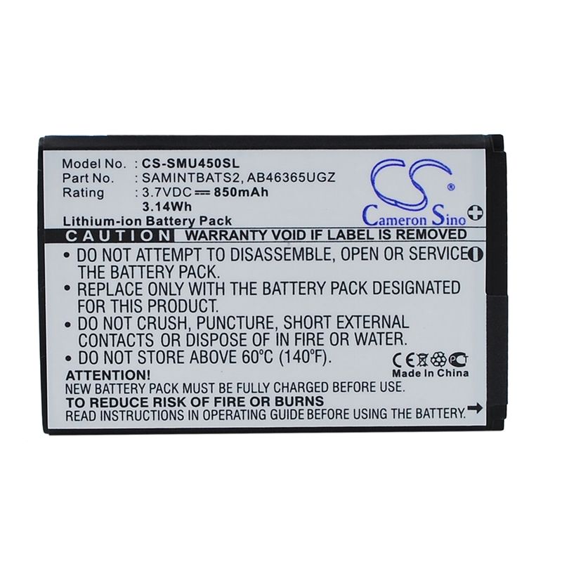 Li-ion Battery fits Samsung, doubletake, glyde 2, intensity ii 3.7V, 850mAh Mobile & SmartPhone Cameron Sino Technology Limited