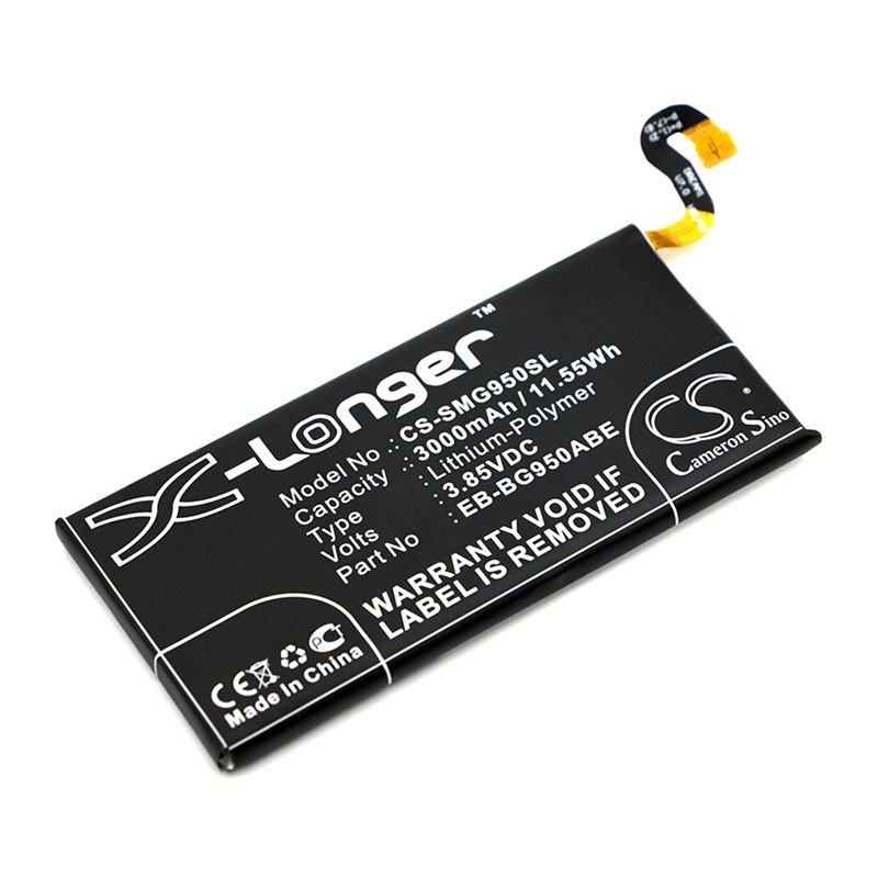 Li-polymer Battery Fits Samsung, Dream 2, Galaxy S8, Galaxy S8 Td-lte 3.85v, 3000mah Mobile & SmartPhone Cameron Sino Technology Limited