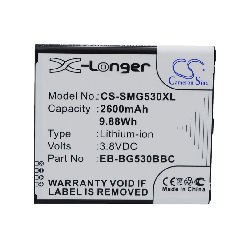 Li-ion Battery Fits Samsung, Express Prime 2, Galaxy Amp Prime 2, Galaxy Amp Prime 2 Lte 3.8v, 2600mah Mobile & SmartPhone Cameron Sino Technology Limited