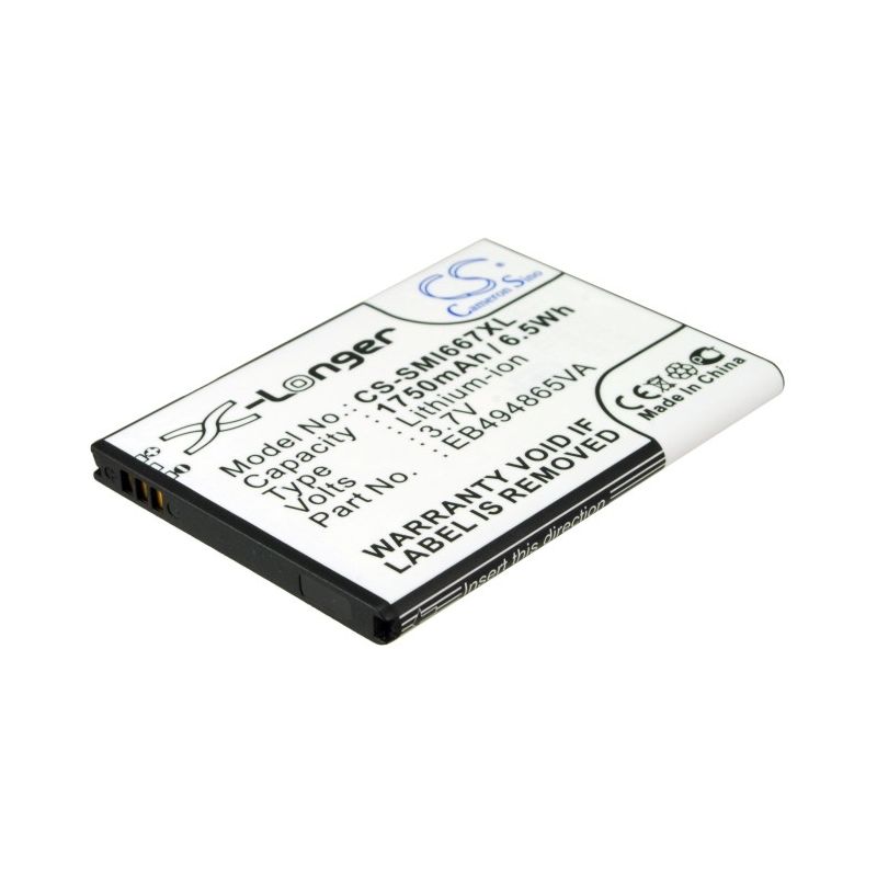 Li-ion Battery fits Samsung, focus 2, sgh-i667 3.7V, 1750mAh Mobile & SmartPhone Cameron Sino Technology Limited