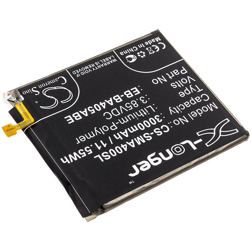 Li-Polymer Battery fits Samsung, galaxy a40, galaxy a40 2019, sm-a405fm/ds 3.85V, 3000mAh Mobile & SmartPhone Cameron Sino Technology Limited