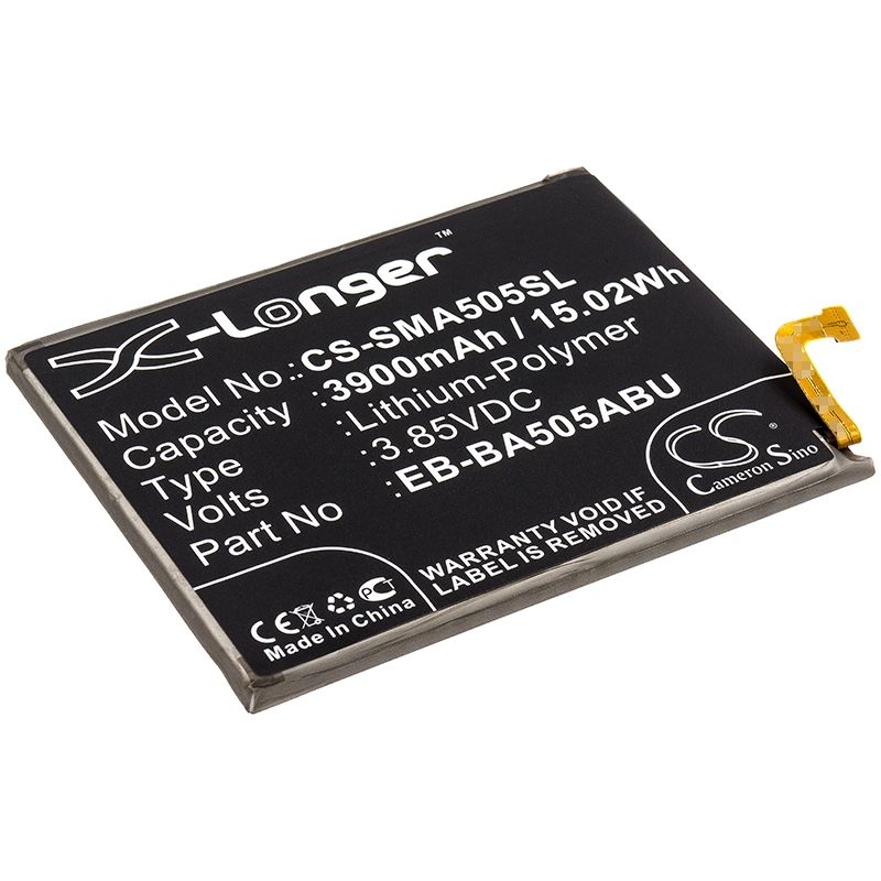 Li-polymer Battery Fits Samsung, Galaxy A50, Galaxy A50 2019, Sm-a505 3.85v, 3900mah Mobile & SmartPhone Cameron Sino Technology Limited