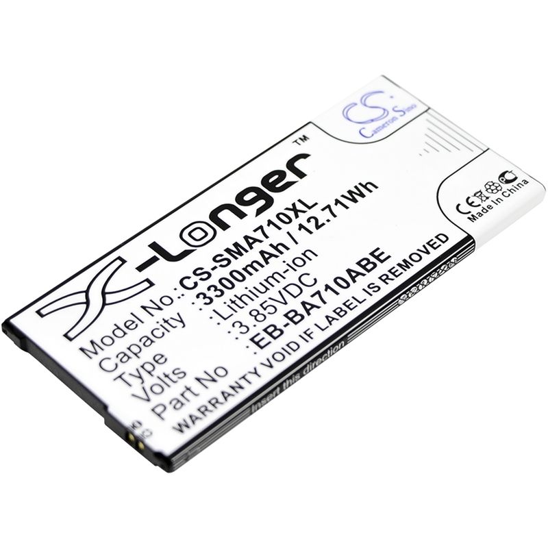 Li-ion Battery Fits Samsung, Galaxy A7 2016 Duos, Galaxy A7 2016 Duos Td-lte, Sm-a710 3.85v, 3300mah Mobile & SmartPhone Cameron Sino Technology Limited