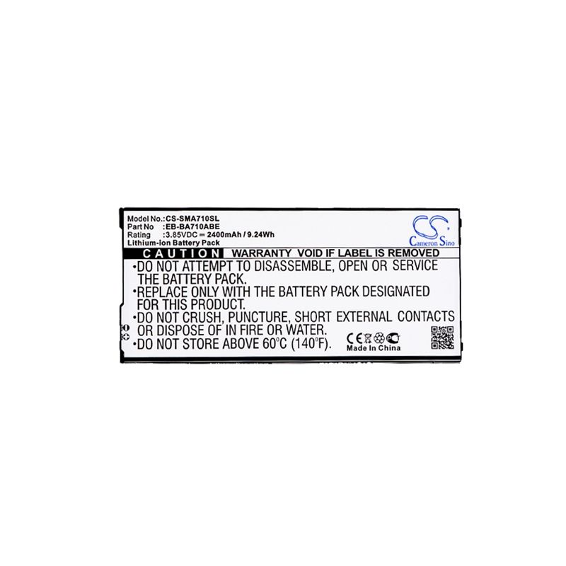 Li-ion Battery Fits Samsung, Galaxy A7 2016 Duos, Galaxy A7 2016 Duos Td-lte, Sm-a710 3.85v, 2400mah Mobile & SmartPhone Cameron Sino Technology Limited (Suspended)