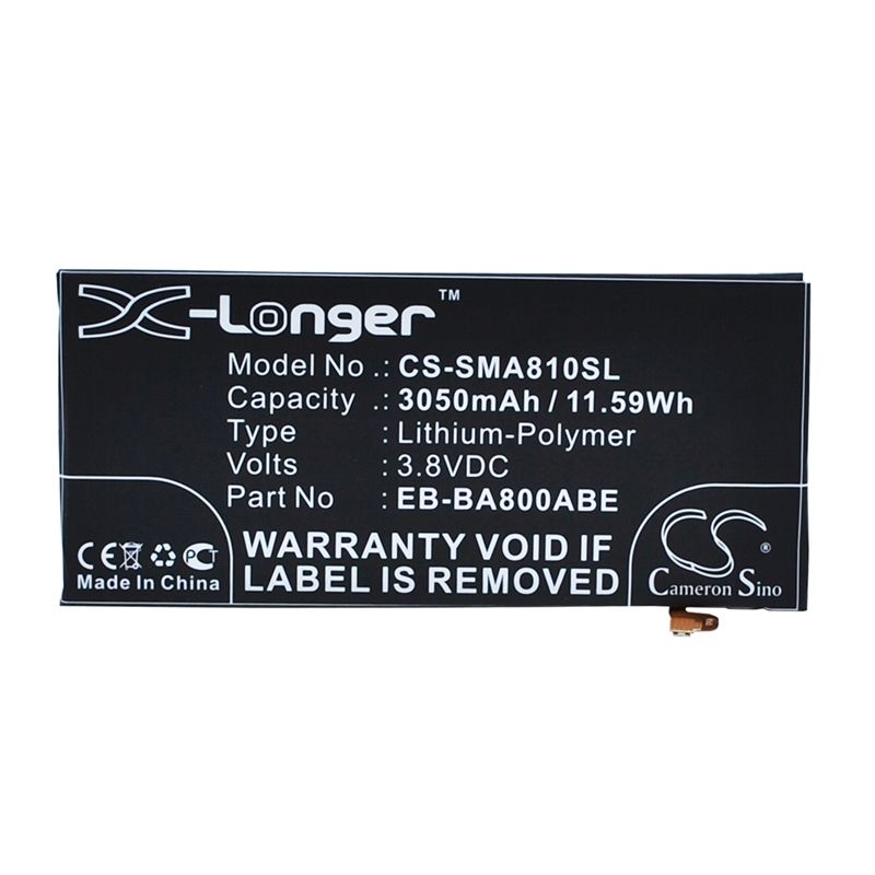 Li-polymer Battery Fits Samsung, Galaxy A8 2015, Galaxy A8 Duos, Sm-a8000 3.8v, 3050mah Mobile & SmartPhone Cameron Sino Technology Limited