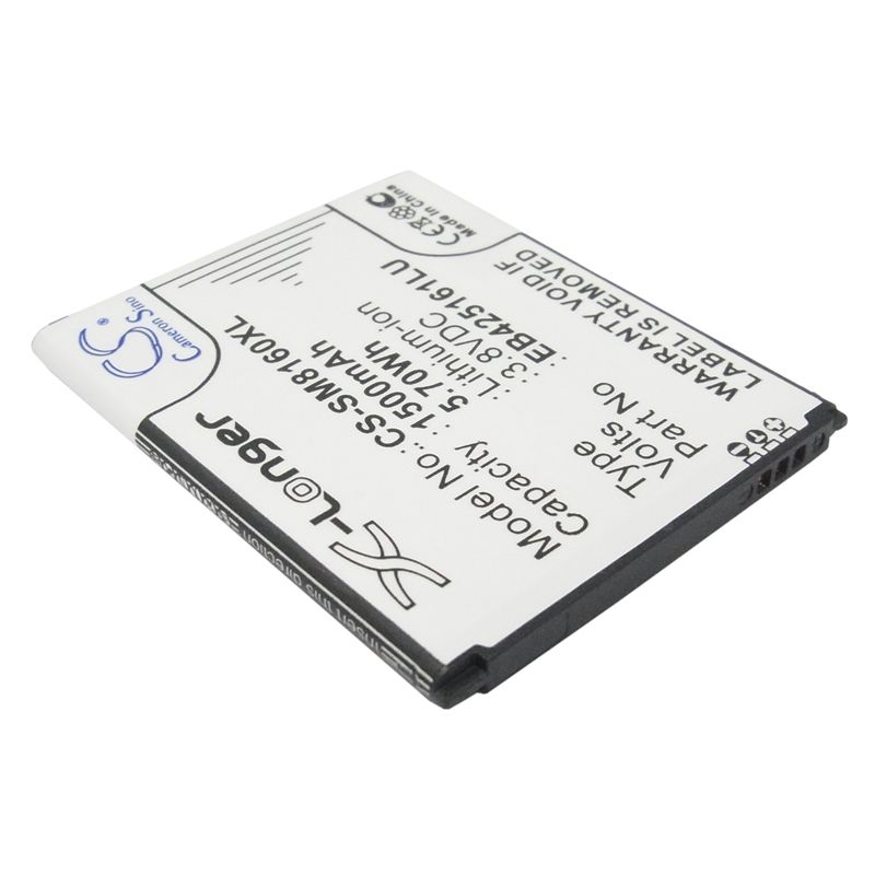 Li-ion Battery Fits Samsung, Galaxy Ace 2, Galaxy Ace Ii X, Galaxy Exhibit 3.8v, 1500mah Mobile & SmartPhone Cameron Sino Technology Limited