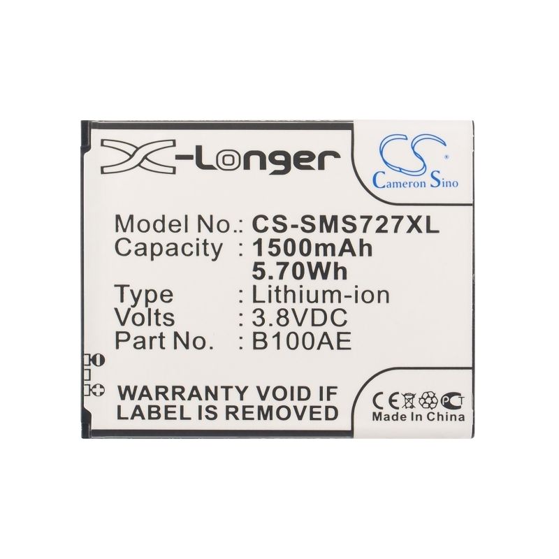 Li-ion Battery fits Samsung, galaxy ace 3, galaxy ace 3 3g, galaxy ace 4 neo 3.8V, 1500mAh Mobile & SmartPhone Cameron Sino Technology Limited