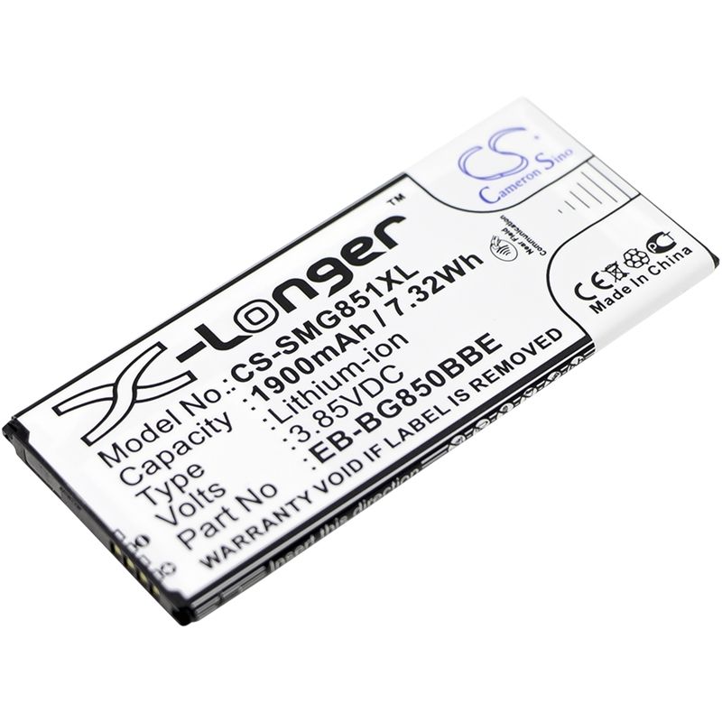 Li-ion Battery Fits Samsung, Galaxy Alpha, Galaxy Alpha Lte-a, Sm-g850 3.85v, 1900mah Mobile & SmartPhone Cameron Sino Technology Limited