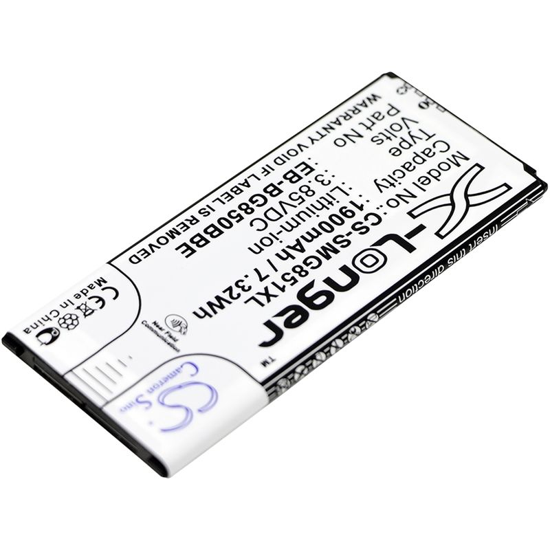 Li-ion Battery Fits Samsung, Galaxy Alpha, Galaxy Alpha Lte-a, Sm-g850 3.85v, 1900mah Mobile & SmartPhone Cameron Sino Technology Limited