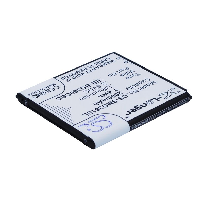Li-ion Battery Fits Samsung, Galaxy Core Prime, Galaxy Core Prime Cdma, Galaxy Core Prime Td-lte 3.8v, 2000mah Mobile & SmartPhone Cameron Sino Technology Limited
