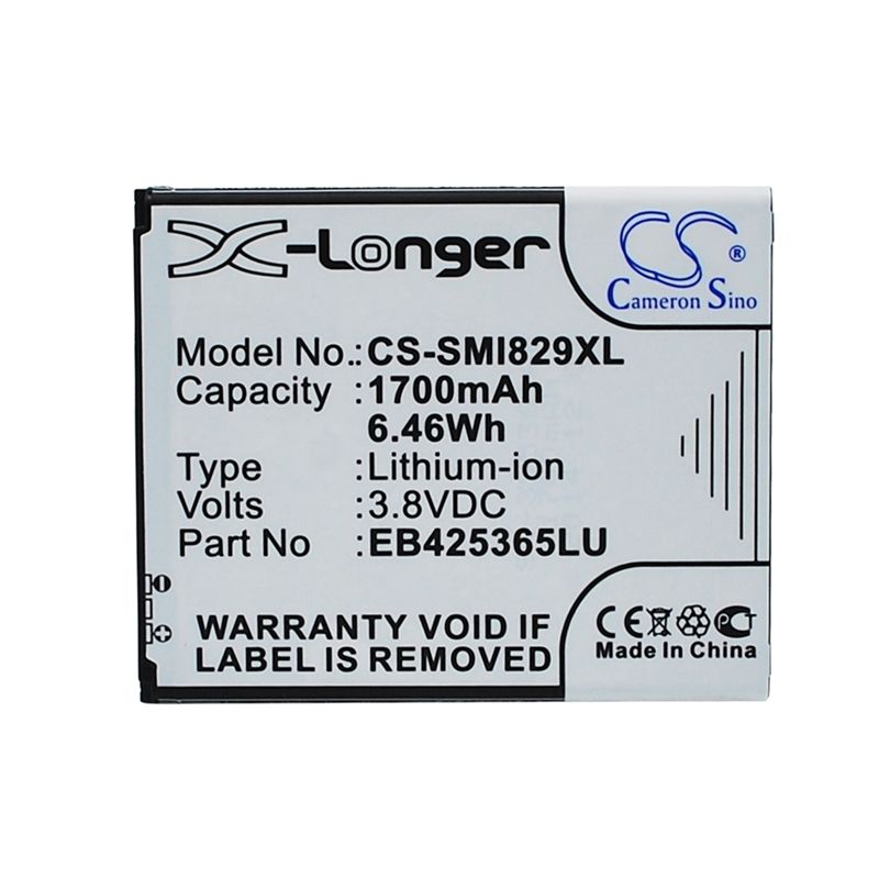 Li-ion Battery fits Samsung, galaxy duos, galaxy style duos, gt-i8262d 3.8V, 1700mAh Mobile & SmartPhone Cameron Sino Technology Limited (Suspended)