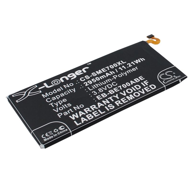 Li-Polymer Battery fits Samsung, galaxy e7, galaxy e7 duo, galaxy e7 duos 4g 3.8V, 2950mAh Mobile & SmartPhone Cameron Sino Technology Limited