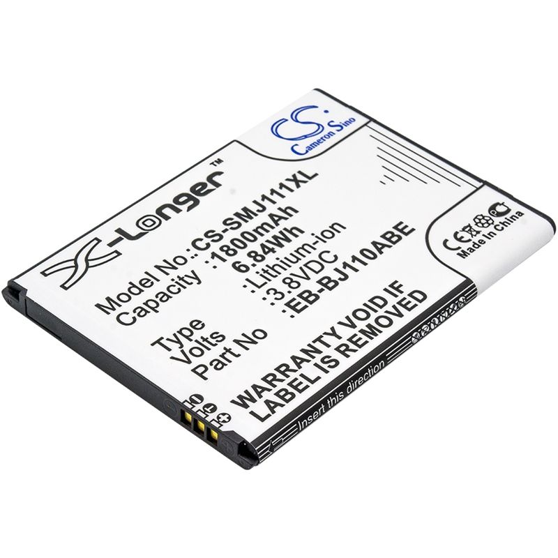 Li-ion Battery Fits Samsung, Galaxy J1 Ace, Galaxy J1 Ace 3g Duos, Galaxy J1 Ace Dual Sim 3g 3.8v, 1800mah Mobile & SmartPhone Cameron Sino Technology Limited