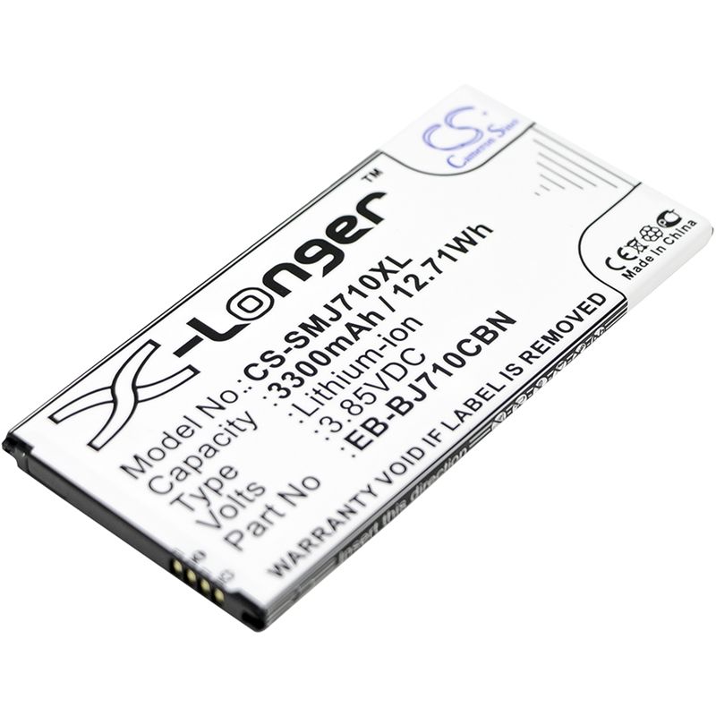 Li-ion Battery Fits Samsung, Galaxy J7 2016, Galaxy J7 6 Duos Td-lte, Galaxy J7 Metal 2016 Duos Lte 3.85v, 3300mah Mobile & SmartPhone Cameron Sino Technology Limited