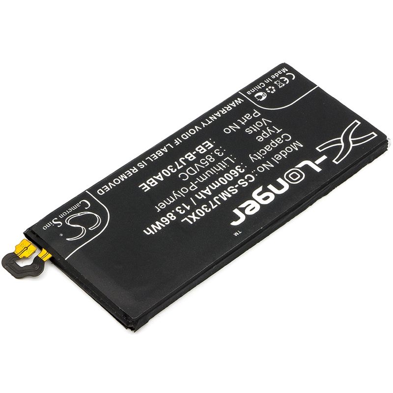 Li-Polymer Battery fits Samsung, galaxy j7 2017, galaxy j7 2017 duos td-lte, galaxy j7 7 td-lte 3.85V, 3600mAh Mobile & SmartPhone Cameron Sino Technology Limited