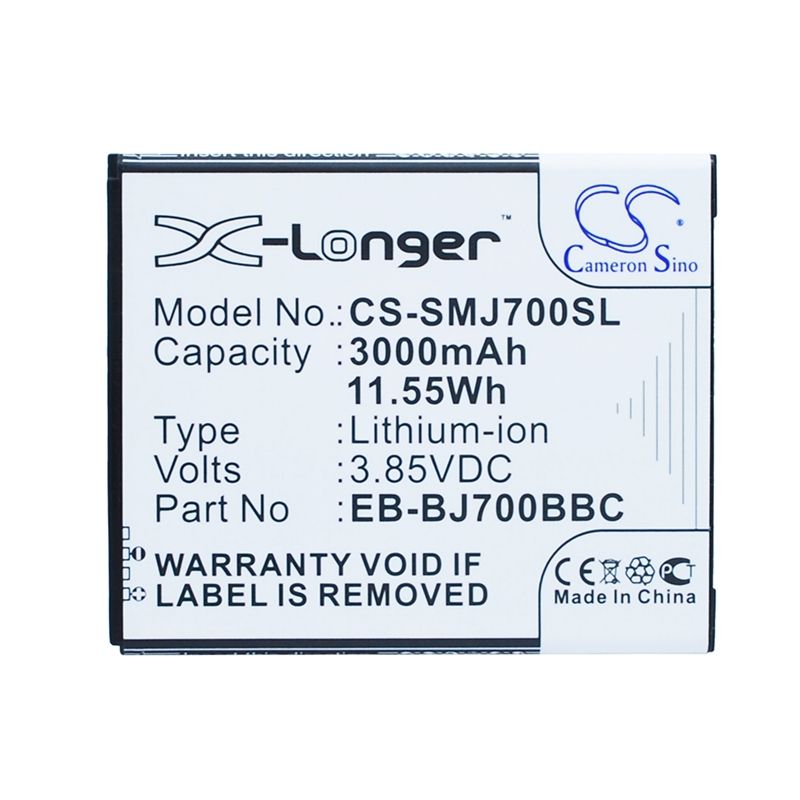 Li-ion Battery Fits Samsung, Galaxy J7, Galaxy J7 Core, Galaxy J7 Duos 3.85v, 3000mah Mobile & SmartPhone Cameron Sino Technology Limited