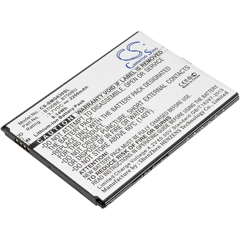 Li-ion Battery fits Samsung, galaxy mega 6.3, galaxy mega 6.3 duos, galaxy mega 6.3 lte 3.7V, 2200mAh Mobile & SmartPhone Cameron Sino Technology Limited
