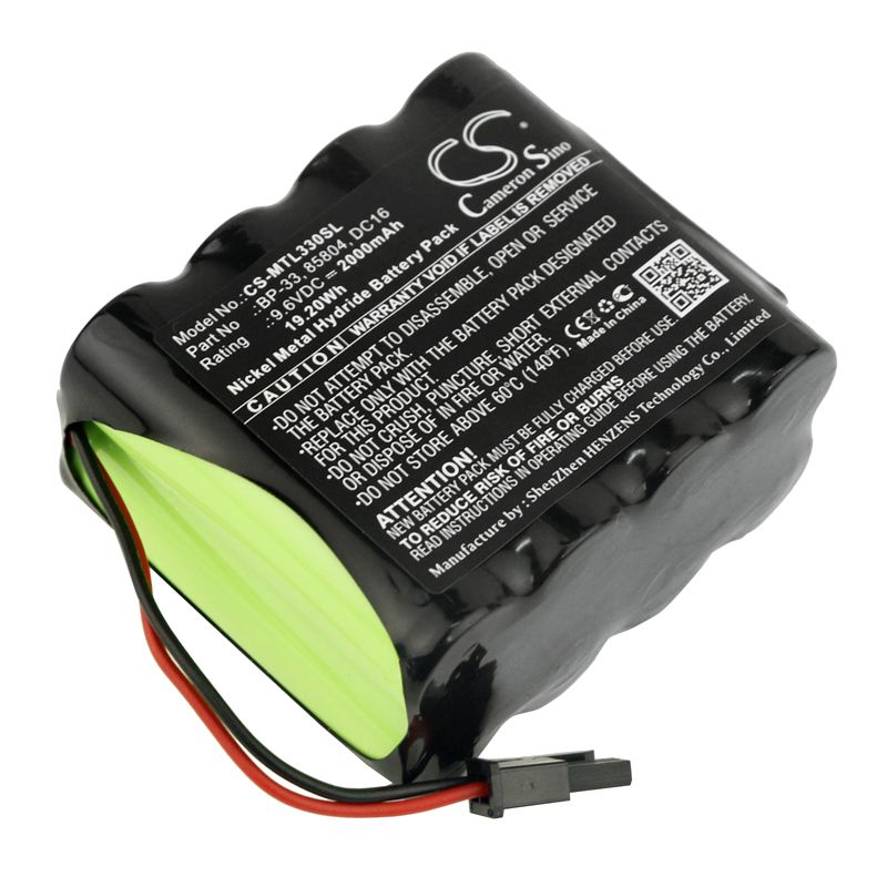 Ni-MH Battery fits Martel, Betagauge 330, 9.6V, 2000mAh Equipment & Survey & Test Cameron Sino Technology Limited