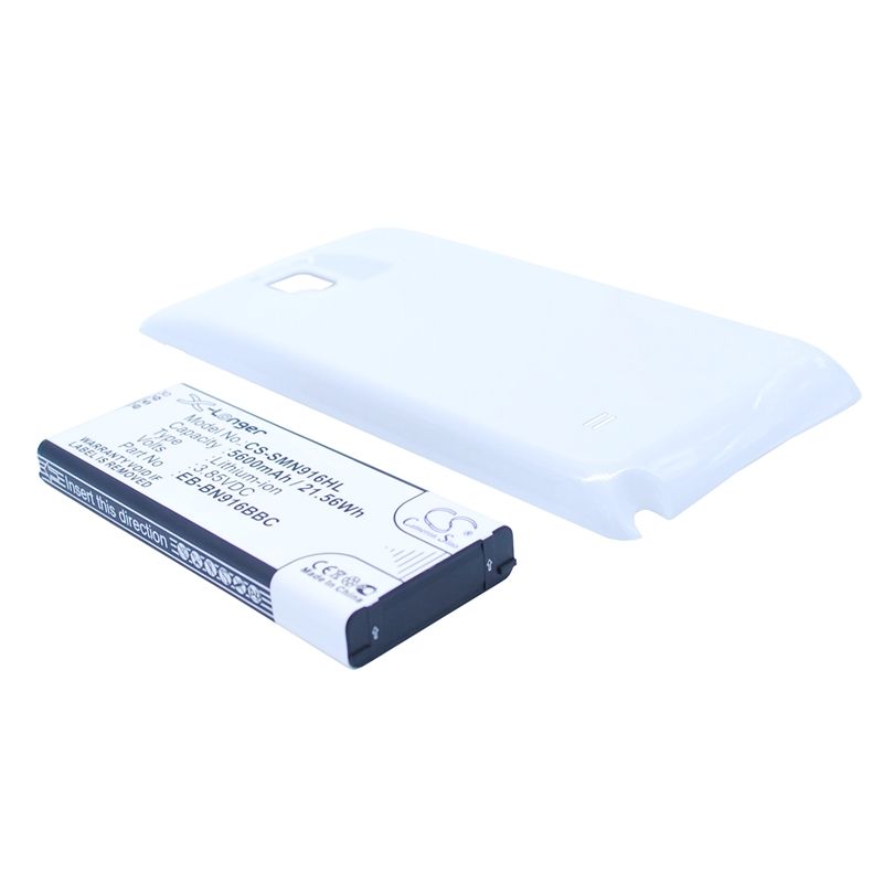 White 3.85V 5600mAh Samsung, galaxy note 4 (china mobile), sm-n9100, sm-n9106w Replacement Battery Mobile & SmartPhone Cameron Sino Technology Limited