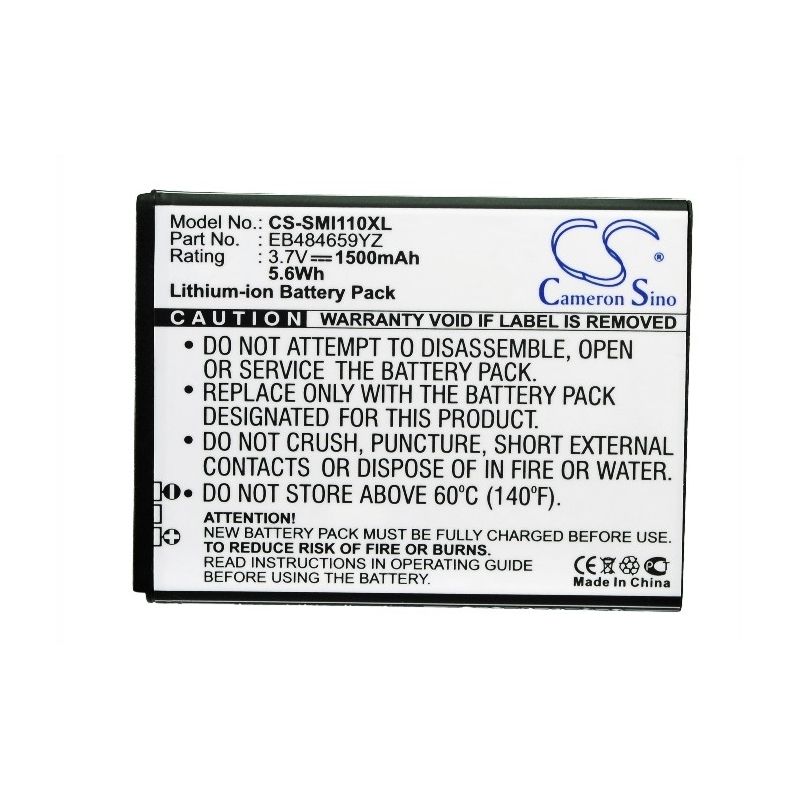 Li-ion Battery fits Samsung, galaxy proclaim s720, galaxy s i500, illusion 3.7V, 1500mAh Mobile & SmartPhone Cameron Sino Technology Limited