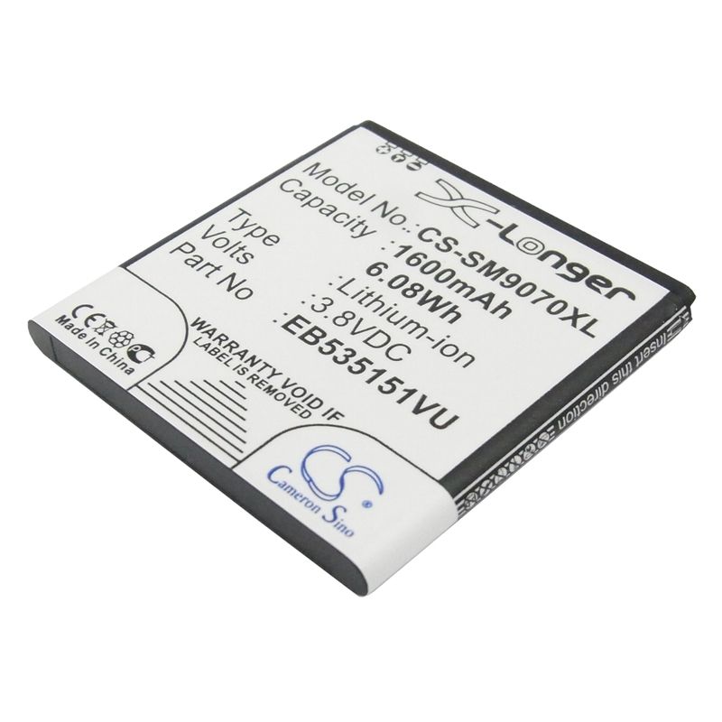 Li-ion Battery fits Samsung, galaxy s advance, gt-b9120, gt-i659 3.8V, 1600mAh Mobile & SmartPhone Cameron Sino Technology Limited