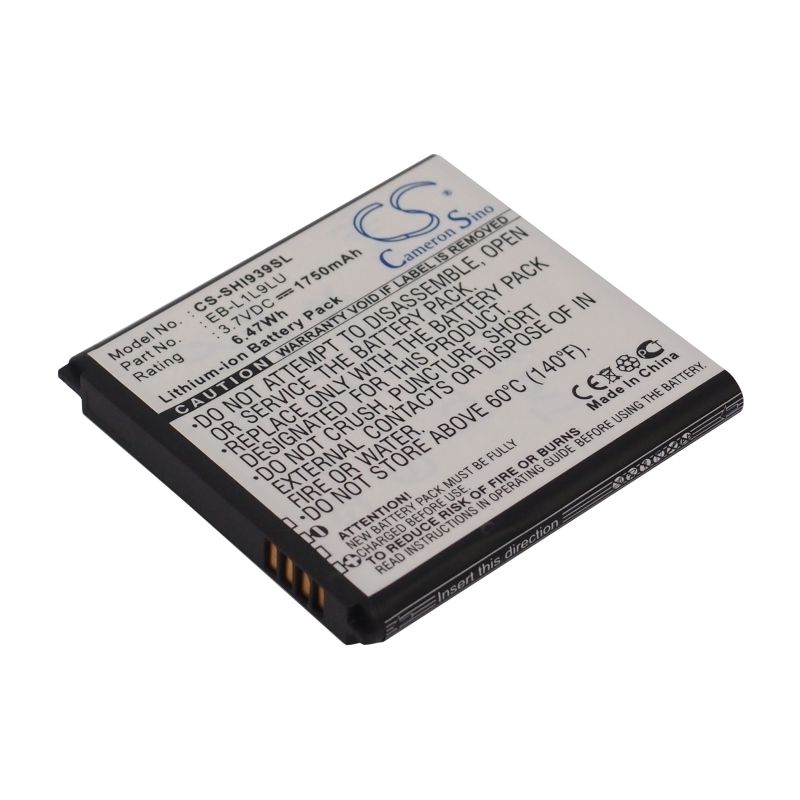 Li-ion Battery fits Samsung, galaxy s3 duos, sch-i939d 3.7V, 1750mAh Mobile & SmartPhone Cameron Sino Technology Limited