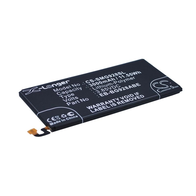 Li-polymer Battery Fits Samsung, Galaxy S6 Edge Dual Sim, Galaxy S6 Edge Plus, Galaxy S6 Edge+ 3.85v, 3000mah Mobile & SmartPhone Cameron Sino Technology Limited