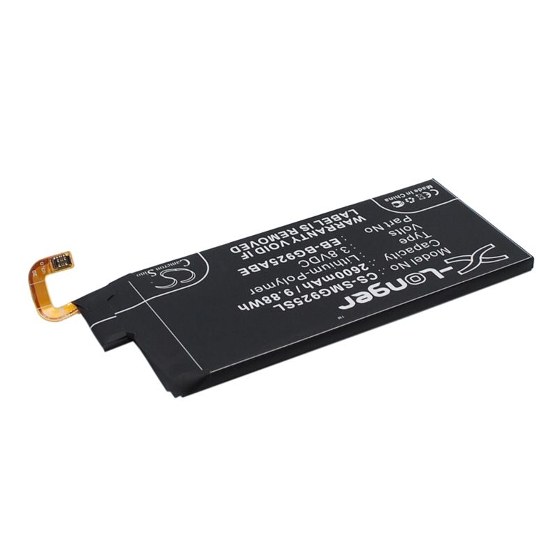 Li-polymer Battery Fits Samsung, Galaxy S6 Edge, Galaxy S6 Edge Td-lte, Sc-04g 3.8v, 2600mah Mobile & SmartPhone Cameron Sino Technology Limited