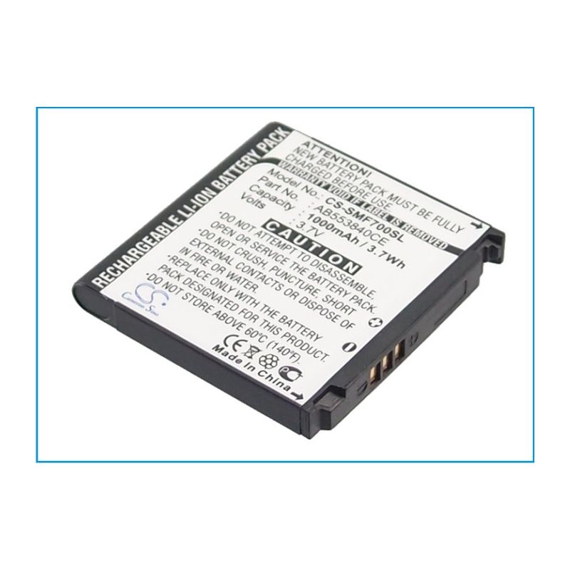 Li-ion Battery fits Samsung, gh-m8800h, sgh-f700, sgh-f700v 3.7V, 1000mAh Mobile & SmartPhone Cameron Sino Technology Limited