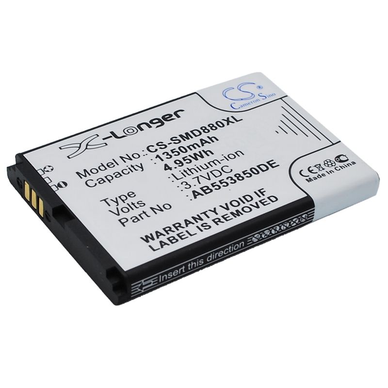 Li-ion Battery fits Samsung, gt-b5702c, gt-b5712c, sgh-d880 3.7V, 1350mAh Mobile & SmartPhone Cameron Sino Technology Limited (Suspended)