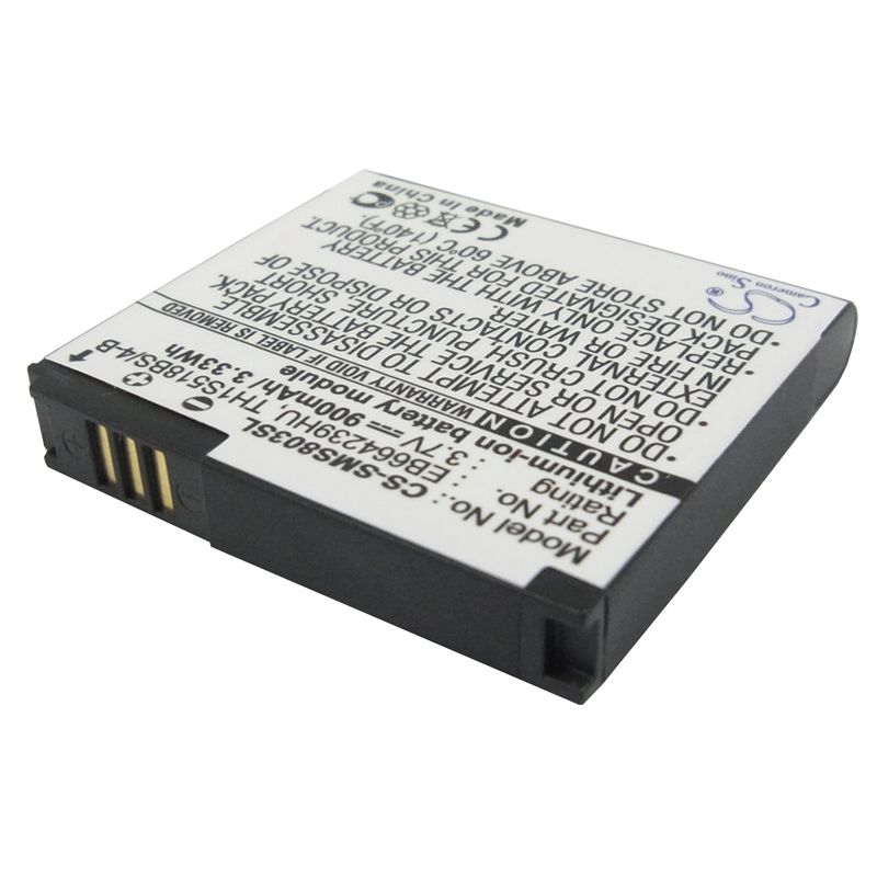 Li-ion Battery fits Samsung, gt-s7550, gt-s8000, gt-s8000 jet 3.7V, 900mAh Mobile & SmartPhone Cameron Sino Technology Limited (Suspended)